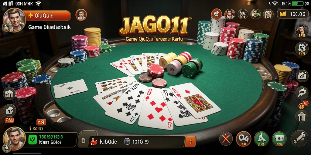 Tampilan menarik dari gameplay QiuQiu di JAGO11.