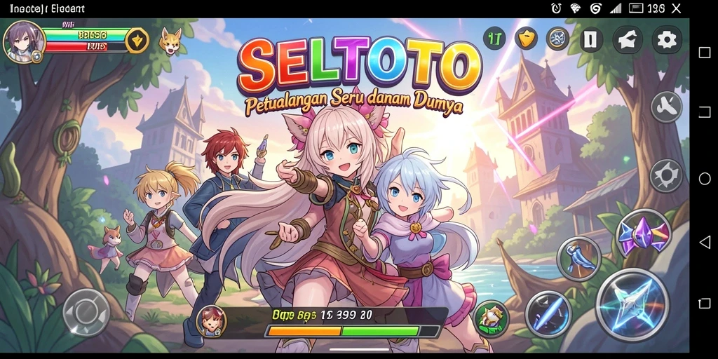 Tangkapan layar gameplay yang menarik dari SELTOTO menunjukkan aksi seru di dunia anime.