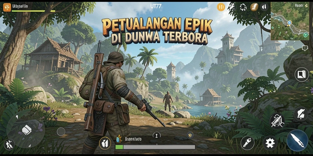 Tangkapan layar UT77 menampilkan petualangan seru di dunia yang kaya akan eksplorasi.
